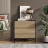 Kommode Vicco Eliza Goldkraft Eiche/Anthrazit 80 x 81.2 cm Produktbild-Vorschau 3