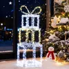 Pudełka na prezenty LED COSTWAY 90 cm, 3 piętrowe pudełka Podgląd zdjęcia produktu 8