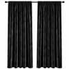2 Stück Vorhang Samt Blickdicht mit Kräuselband 140x245 Produktbild-Vorschau 1