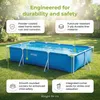 Rechteckiger Frame Pool - 450x220x84 cm - 7-teilig  S65 Produktbild-Vorschau 2