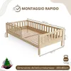Crazy Pine Letto Alto per bambini 80x160 cm – Letto Anteprima dell’immagine prodotto 3