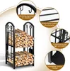 Jopassy Kaminholzregal Kaminholzständer Brennholzregal Produktbild-Vorschau 4
