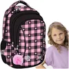 Plecak 3 komorowy BP26 Pink Checkered Podgląd zdjęcia produktu 1
