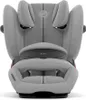 A front view of a gray child car seat. Náhled obrázku produktu