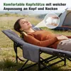 Sekey Campingbett Klappbar mit Tragetasche bis 200 kg Produktbild-Vorschau 7