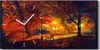 Wandbild Leinwand Bilder Wanduhr 60x30 Malen von Park Produktbild-Vorschau 1