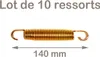 Confezione da 10 molle dorate per trampolino, 140 mm Anteprima dell’immagine prodotto 4