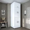 Roomart DORA-I Waschmaschinenschrank 70 cm breit, Weiß Produktbild-Vorschau 2