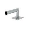 SkyRevolt 15 cm Rohr 48 mm Wandhalter Stahl verzinkt SAT Produktbild-Vorschau 2