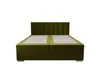 A bed with a headboard and base, shown from the front. Produktbild-Vorschau