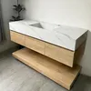 Badmöbel-Set mit Sinterstein-Waschbecken, verdecktem Produktbild-Vorschau 5
