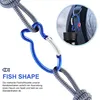 Karabiner, 20 Stück Schlüsselanhänger Fisch, Outdoor Produktbild-Vorschau 5