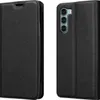 A black flip case for a smartphone is shown from two angles. Náhľad obrázku produktu