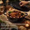 Casserole en fonte (7,1 litres), forme ovale, incluant des Voir les images du produit 3