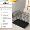 Leopet® Hundekäfig - Faltbar, für Zuhause/Wohnung, Produktbild-Vorschau 3