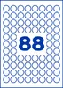 Avery Zweckform 6222REV-10, Runde Etiketten, ablösbar, A4, Produktbild-Vorschau 3