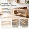 Schuhregal Holz zwei Ebenen Produktbild-Vorschau 6