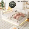 Letto imbottito 140x200 cm con spazio contenitore a Anteprima dell’immagine prodotto 4