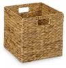 Relaxdays opbergmand, set van 2, waterhyacint, geschikt Productafbeelding-voorbeeld 7