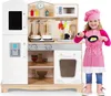 GOPLUS Kinderküche aus Holz, Küche für Kinder, Spielküche Produktbild-Vorschau 1