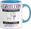 Künstlerin Und Prinzessin Tasse Geschenk Für Eine Produktbild-Vorschau 1