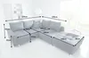 riess-ambiente Moderne Wohnlandschaft KENT 220cm anthrazit Produktbild-Vorschau 8