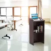 COSTWAY Scrivania in piedi, leggio con ripiano e passacavi, Anteprima dell’immagine prodotto 9