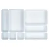 A top-down view of a set of modular white drawer organizers on a white background. Náhľad obrázku produktu