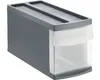 Rotho Schubladenbox Mono Systemix Slim 1 Schub anthrazit Produktbild-Vorschau 1