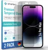 2x Sichtschutzglas Panzerfolie für iPhone 14 Pro Max Produktbild-Vorschau 1