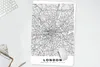 MuchoWow® Mauspad Mousepad London - Stadtplan - Schwarz und Produktbild-Vorschau 5