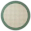 Marokkaanse mozaïektafel, Marrakech, beige en groen, 120cm, Productafbeelding-voorbeeld 6