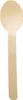 A single wooden spoon is shown against a white background. Produktbild-Vorschau