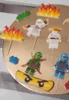Sweetfanaberia | Dekoracja tortu Lego Ninjago 15 sztuk - 2D Podgląd zdjęcia produktu 7