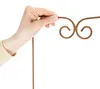Rankhilfe aus Metall mit elegantem Schwung für Garten und Produktbild-Vorschau 3