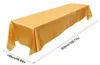 Rechthoekige tafelkleed, polyester, 149 x 322 cm, goud, Productafbeelding-voorbeeld 8