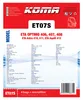 KOMA ET07S - Zestaw 12 szt. worków do odkurzacza ETA Optimo Podgląd zdjęcia produktu 4