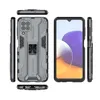 Galaxy A22 4G Hülle, Dual Layer PC TPU Bumper Stoßfest Produktbild-Vorschau 3