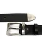 Herrengürtel, breit, schwarzes Leder, 120 £ Produktbild-Vorschau 15