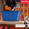 KOTARBAU® Mörtelkübel eckig 55 L Blau Kunststoff Produktbild-Vorschau 4