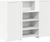 vidaXL Recepční stůl bílý 135x50x103,5 cm materiál na bázi Náhled obrázku produktu 1
