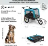 Klarfit Fahrradanhänger für Hunde, 2-in-1 Hunde Produktbild-Vorschau 6