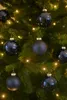 Christbaumkugeln Nachtblau 3 x glänzend & 3 x matt Ø 8 cm Produktbild-Vorschau 4
