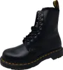 A black Dr. Martens boot is shown against a white background. Náhled obrázku produktu