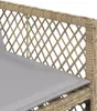 vidaXL 11-tlg. Garten-Essgruppe mit Kissen Beigemischung Produktbild-Vorschau 7