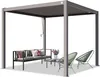 PRIMEYARD Pergola 3x3 m Aluminium-Pfosten mit Lamellendach Produktbild-Vorschau 1