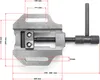 Strojový zverák Wiltec so šírkou čeľustí 150 mm, zverák pre Náhľad obrázku produktu 9