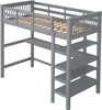 okwish Kinderbett 90 x 200 Hochbett mit Ablagefächern und Produktbild-Vorschau 6
