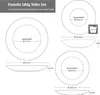 18tlg Tellerset Pastello 6 Personen Essteller Suppenteller Produktbild-Vorschau 7
