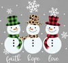 Faith hope love schneemann - Weihnachten Weihnachtsgeschenk Produktbild-Vorschau 3